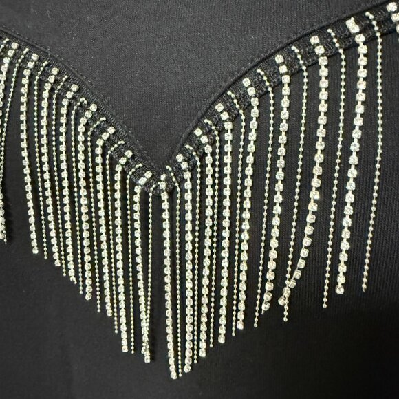 Gilli Rhinestone Tassel Sweatshirt - Picture 6 of 10